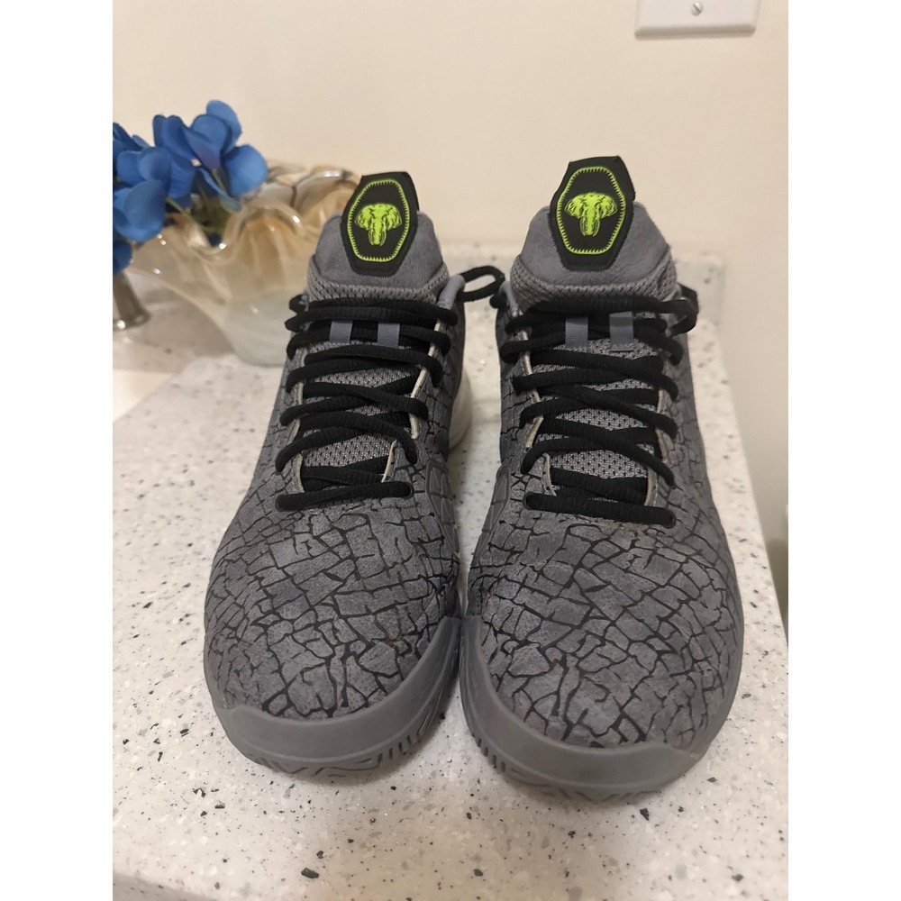 Adidas Barricade 2016 Hannibal Grey Semi Solar Elephant Tennis Shoes Mens 9